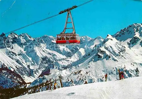 Seilbahn Fellhorn Oberstdorf Birgsautal  Kat. Bahnen