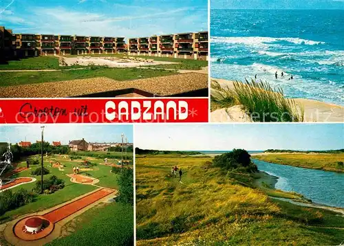 Cadzand Zeeland Hotelkomplex Strand Minigolfanlage