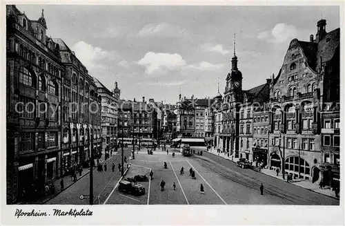 Pforzheim Marktplatz Kat. Pforzheim