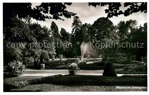 Pforzheim Stadtgarten Kat. Pforzheim