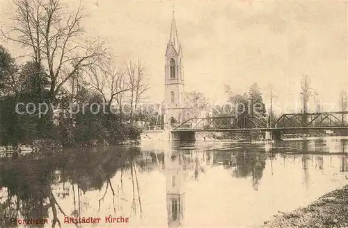 Pforzheim Altstaedter Kirche Kat. Pforzheim