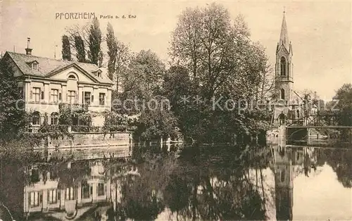 Pforzheim Partie Enz Kat. Pforzheim