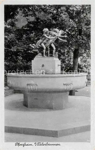 Pforzheim 3 Taelerbrunnen Kat. Pforzheim