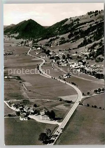 Thalkirchdorf Konstanzers und Wiedemannsdorf Allgaeuer Alpen Thorbecke Luftbild Kat. Oberstaufen