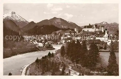 Fuessen Allgaeu Lech Schloss Kat. Fuessen