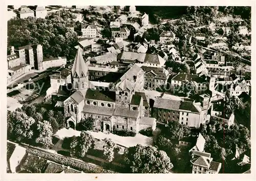 Werden Ruhr Fliegeraufnahme mit Abteikirche Kat. Essen