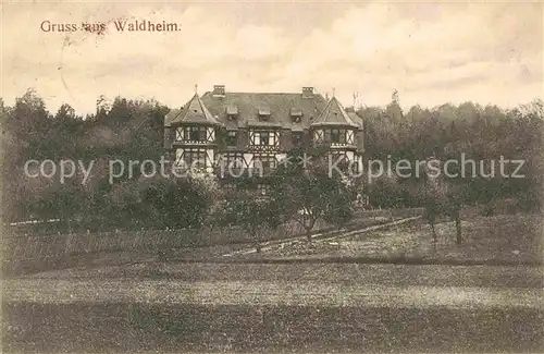 Waldheim Ansbach Teilansicht  Kat. Ansbach