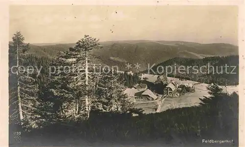 Feldberg Schwarzwald Panorama Blick zum Hotel Feldberger Hof Kat. Feldberg (Schwarzwald)