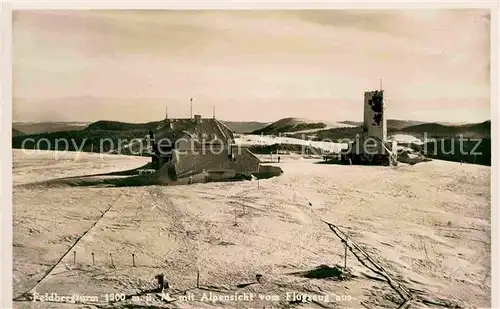 Feldberg Schwarzwald Berggasthof Feldbergturm Winterpanorama Kat. Feldberg (Schwarzwald)