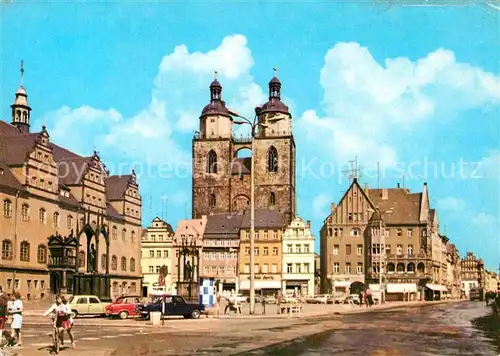 Wittenberg Lutherstadt Marktplatz Kat. Wittenberg