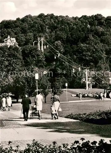 Freiburg Breisgau Seilbahn Stadtgarten Schlossberg Kat. Freiburg im Breisgau