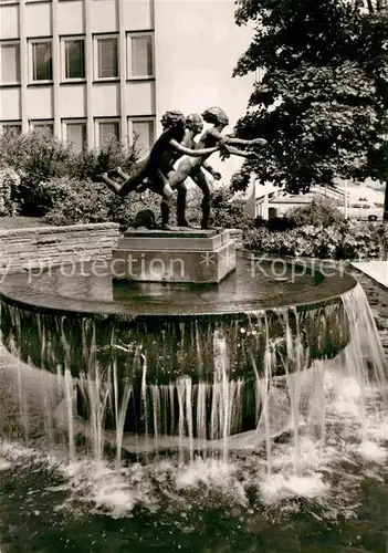 Pforzheim Dreitaelerbrunnen Kat. Pforzheim