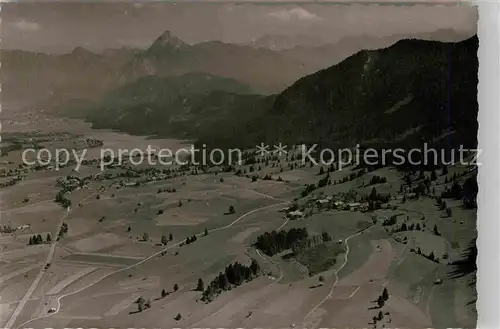 Weissensee Fuessen Fliegeraufnahme Kat. Fuessen