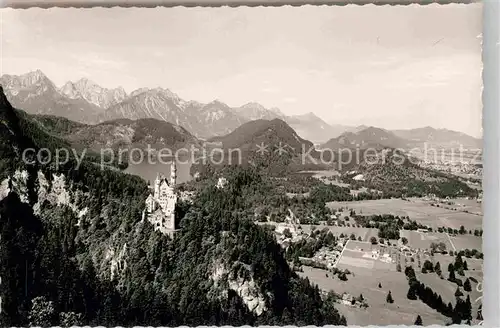 Fuessen Allgaeu Schloss Neuschwanstein Kat. Fuessen