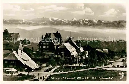 Feldberg Schwarzwald Hotel Feldbergerhof Nebelmeer Alpenkette Kat. Feldberg (Schwarzwald)