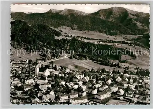 Oberstaufen Fliegeraufnahme Kat. Oberstaufen