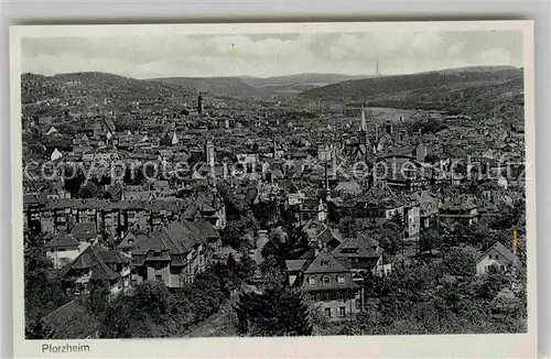 Pforzheim Panorama Kat. Pforzheim