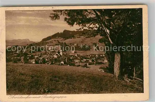 Oberstaufen mit Saentisgruppe Kat. Oberstaufen