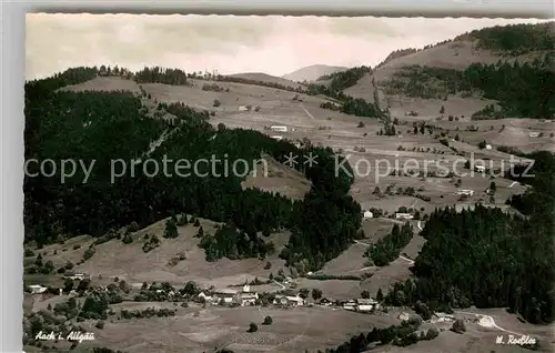 Aach Oberstaufen Panorama Kat. Oberstaufen