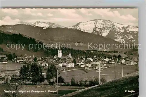 Oberstaufen mit Rindalphorn Kat. Oberstaufen