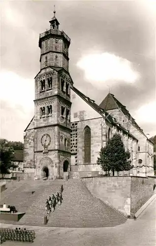 Schwaebisch Hall Freilichtspiele grosse Freitreppe Michaeliskirche Kat. Schwaebisch Hall