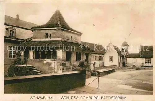 Schwaebisch Hall Schloss Comburg Baptisterium Kat. Schwaebisch Hall