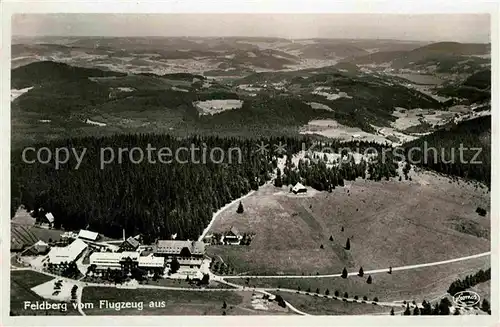 Feldberg Schwarzwald Hotel Feldberger Hof vom Flugzeug aus Kat. Feldberg (Schwarzwald)