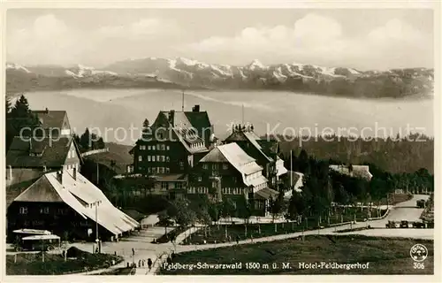 Feldberg Schwarzwald Hotel Feldberger Hof Nebelmeer Alpenkette Kat. Feldberg (Schwarzwald)