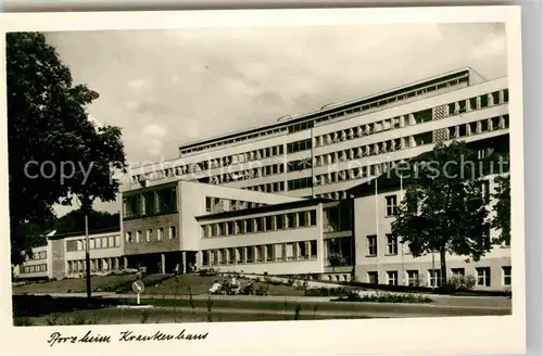 Pforzheim Krankenhaus Kat. Pforzheim