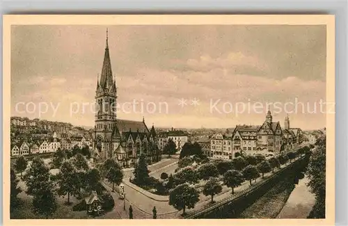 Pforzheim Partie Stadtkirche Kat. Pforzheim