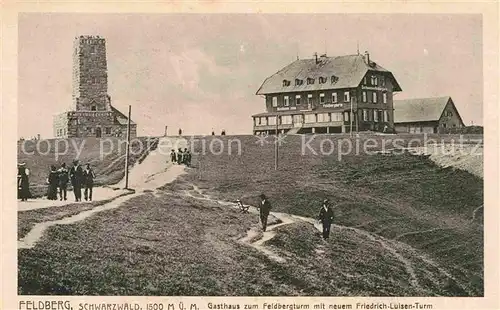 Feldberg Schwarzwald Gasthaus zum Feldbergturm Friedrich Luisen Turm Aussichtsturm Kat. Feldberg (Schwarzwald)