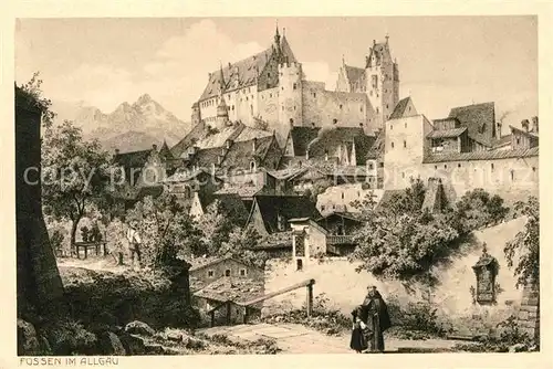 Fuessen Allgaeu Hohes Schloss Kat. Fuessen