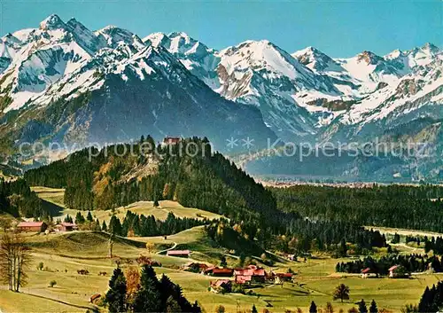 Allgaeu Region Malerwinkel mit Allgaeuer Hochgebirge Kat. Kempten (Allgaeu)