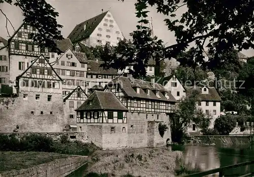 Schwaebisch Hall Kocher Fachwerk Altstadt Kat. Schwaebisch Hall