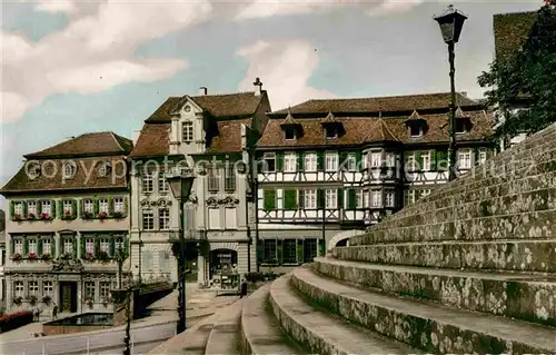 Schwaebisch Hall Markt Fachwerk Kat. Schwaebisch Hall