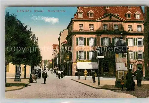 Landau Pfalz Marktstrasse Kat. Landau in der Pfalz