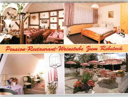 Escherndorf Pension Restaurant Weinstube Zum Rebstock Kat. Volkach