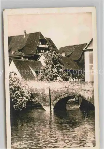 Ulm Donau Saubruecke Kat. Ulm