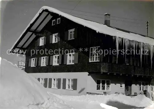 Steibis Winter Gaestehaus Kat. Oberstaufen