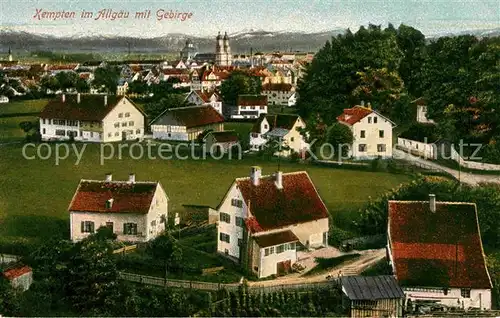 Kempten Allgaeu Gebirge Kirche Kat. Kempten (Allgaeu)