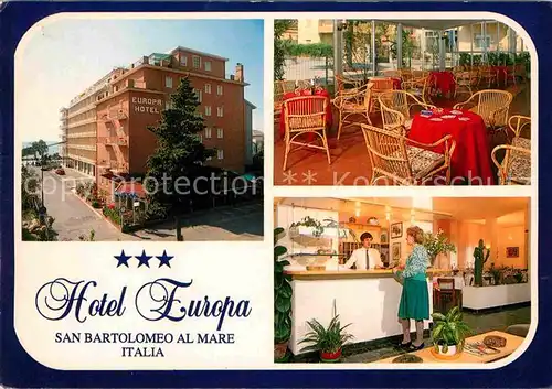 San Bartolomeo al Mare Hotel Europa Kat. Imperia