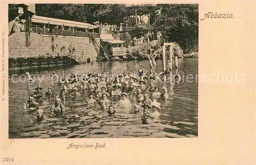 Abbazia Istrien Angiolina Bad Kat. Seebad Kvarner Bucht