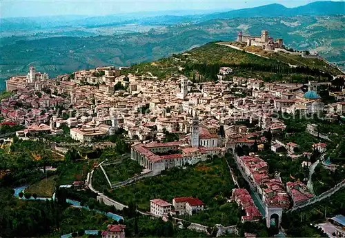 Assisi Umbria Panorama dall aereo Kat. Assisi