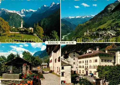 Soglio Gasthaus Panorama Kat. Soglio