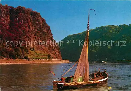 Fischerei Fischerboot Loreley am Rhein  Kat. Handwerk