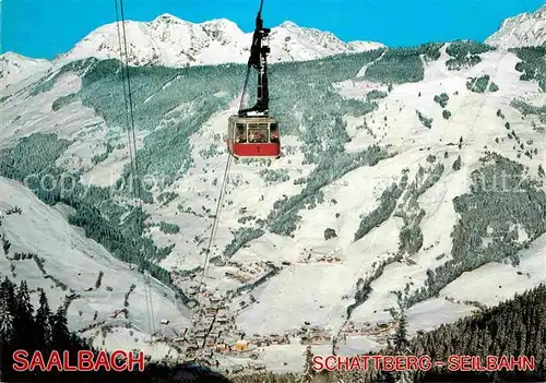 Seilbahn Schattberg Saalbach Kohlmaiskopf  Kat. Bahnen