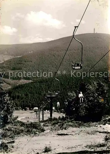 Sessellift Oberwiesenthal Erzgebirge  Kat. Bahnen