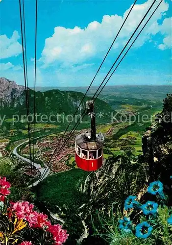 Seilbahn Predigtstuhl Bad Reichenhall Hochstaufen Kat. Bahnen