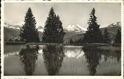 Crans sur Sierre Lac bleu Weisshorn Kat. Crans Montana