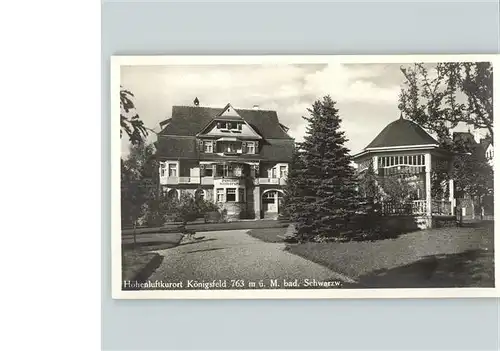 Koenigsfeld Schwarzwald Kurhaus Anlagen Kat. Koenigsfeld im Schwarzwald